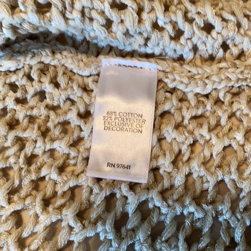 NWT J. Jill Crochet Hooded Sweater J Jill - Picture 6 of 11
